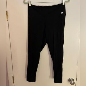 PINK Victorias Secret Black crop Leggings